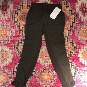 Olive green lululemon joggers brand new